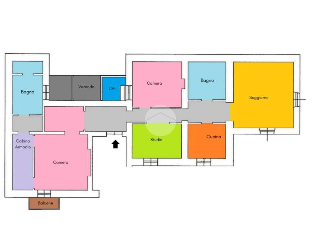 appartamento in affitto a Roma in zona San Saba - Ripa