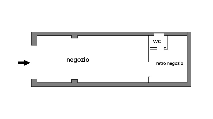 negozio in affitto a Roma