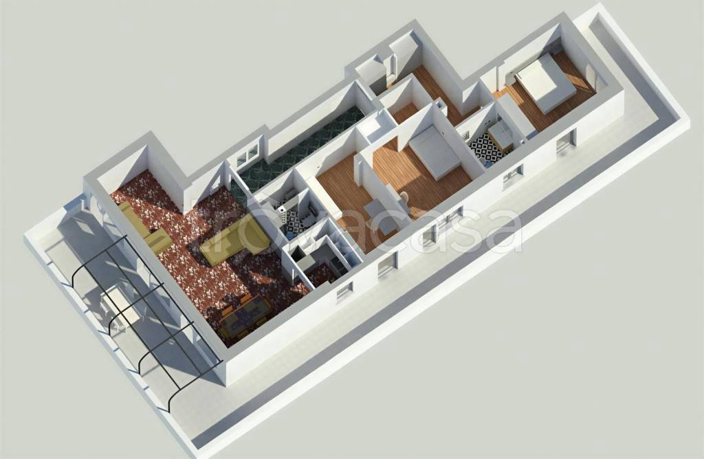 appartamento in affitto a Roma in zona Tor di Quinto