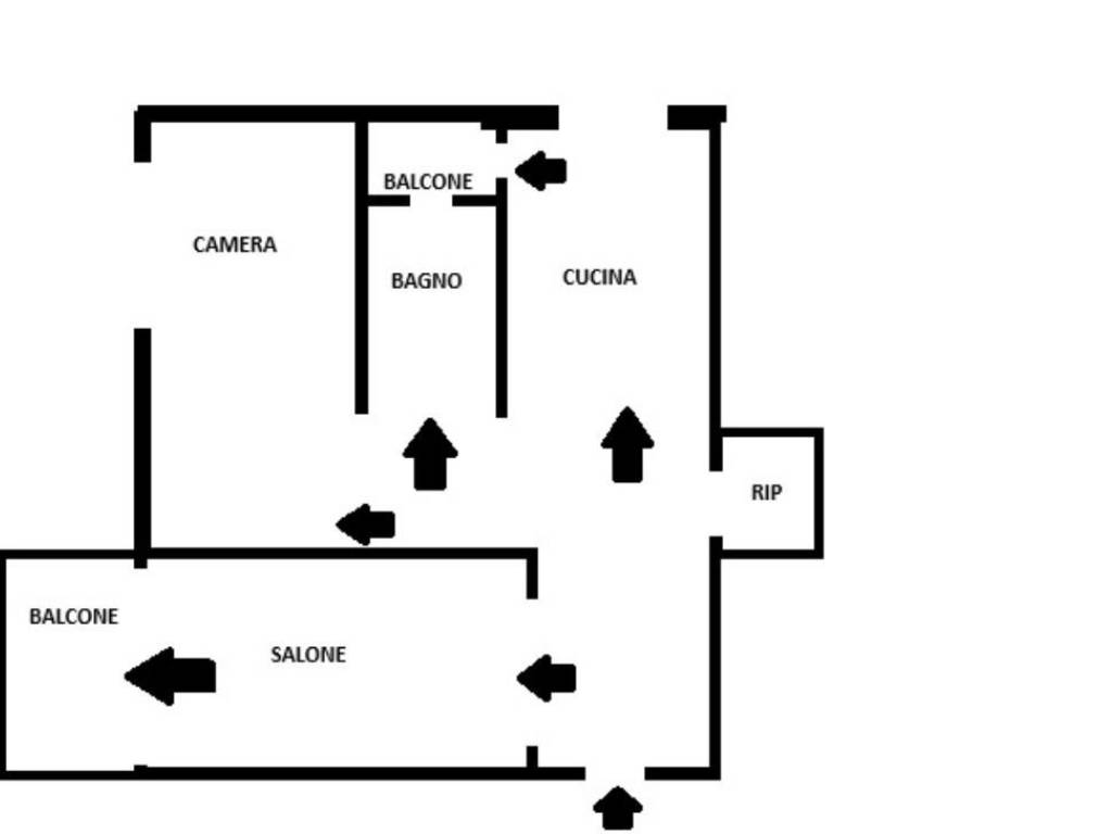 appartamento in affitto a Roma in zona Monte Sacro/Talenti