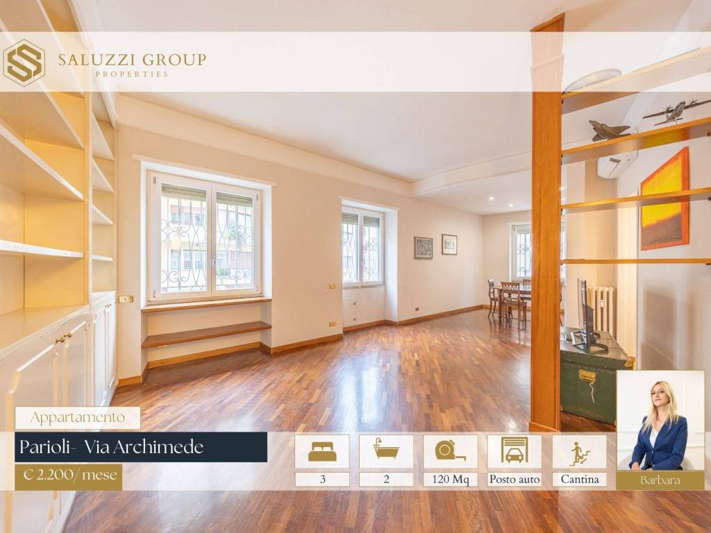 appartamento in affitto a Roma in zona Parioli