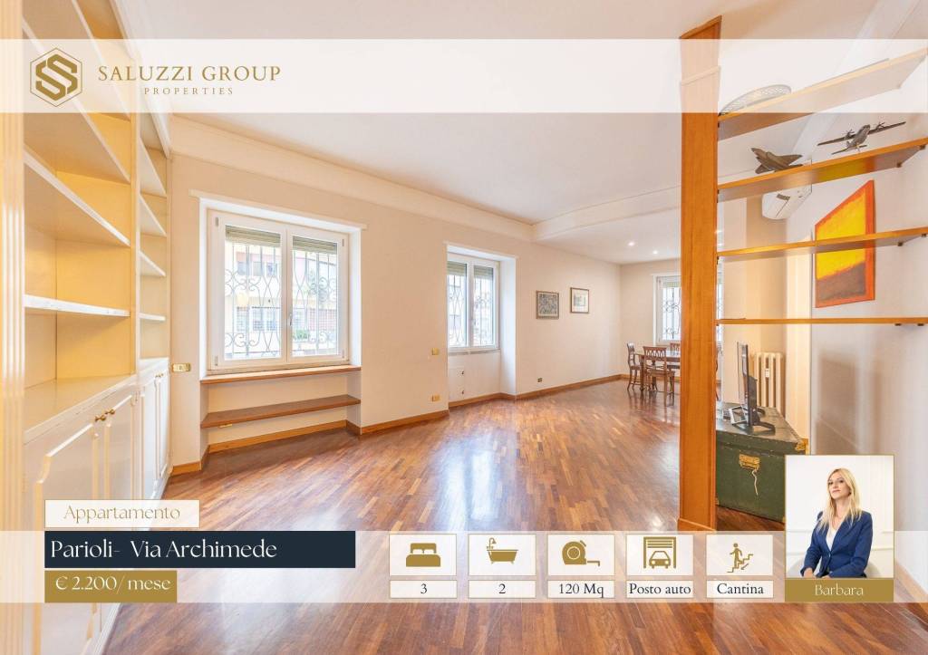 appartamento in affitto a Roma in zona Pinciano