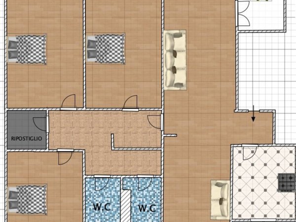 appartamento in affitto a Roma in zona Appio Latino