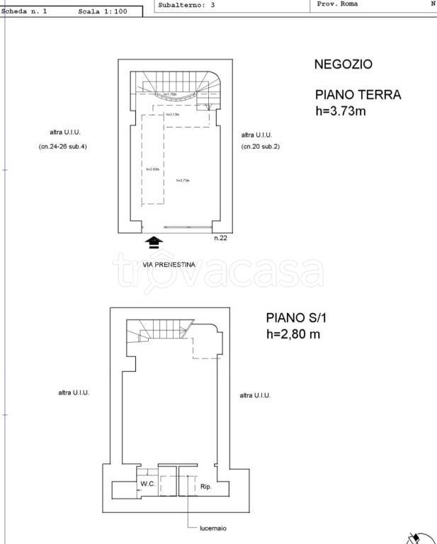 negozio in affitto a Roma in zona Collatino
