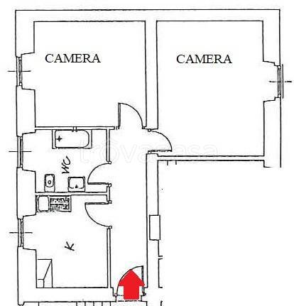 appartamento in affitto a Roma in zona Castro Pretorio