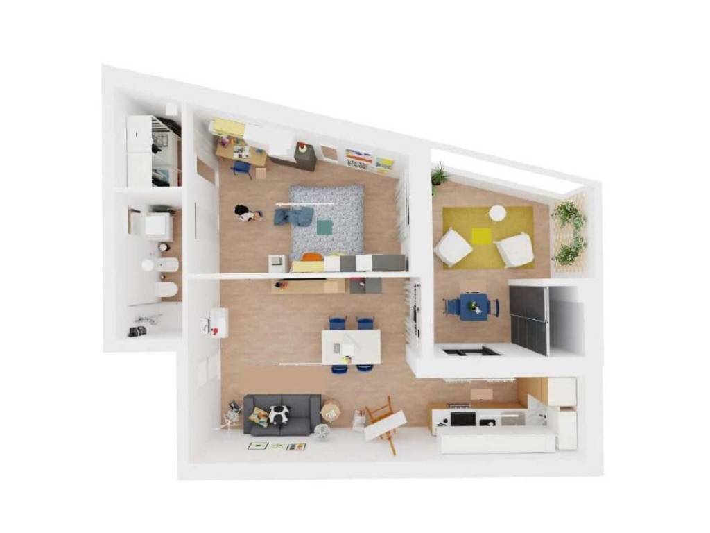 appartamento in affitto a Roma in zona Ostiense