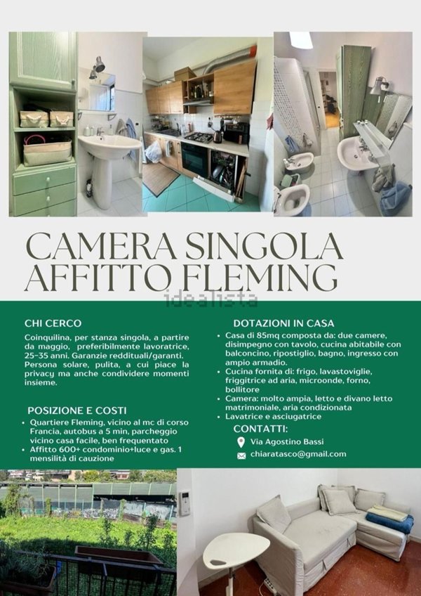 appartamento in affitto a Roma in zona Tor di Quinto