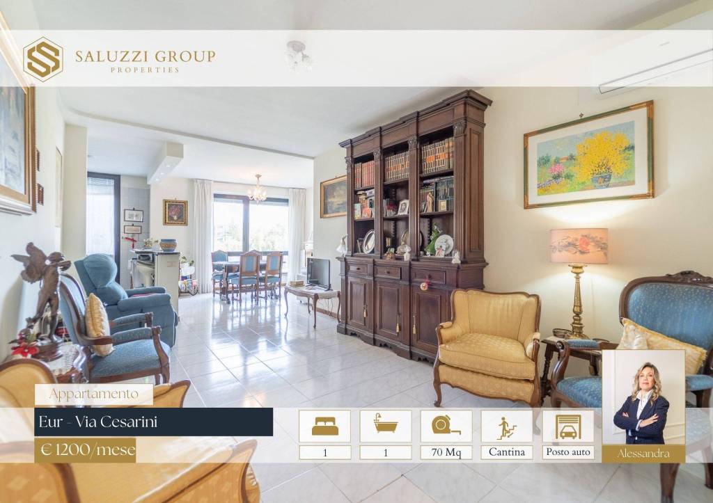 appartamento in affitto a Roma in zona Ardeatino