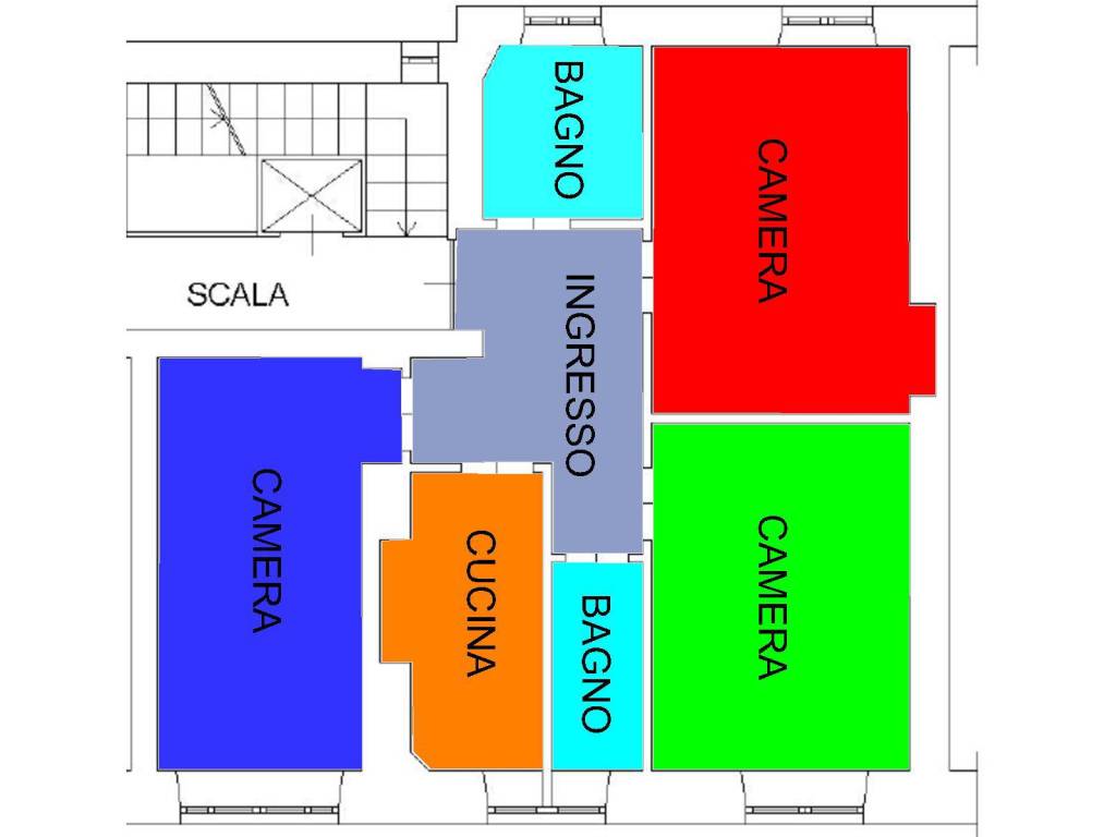 appartamento in affitto a Roma