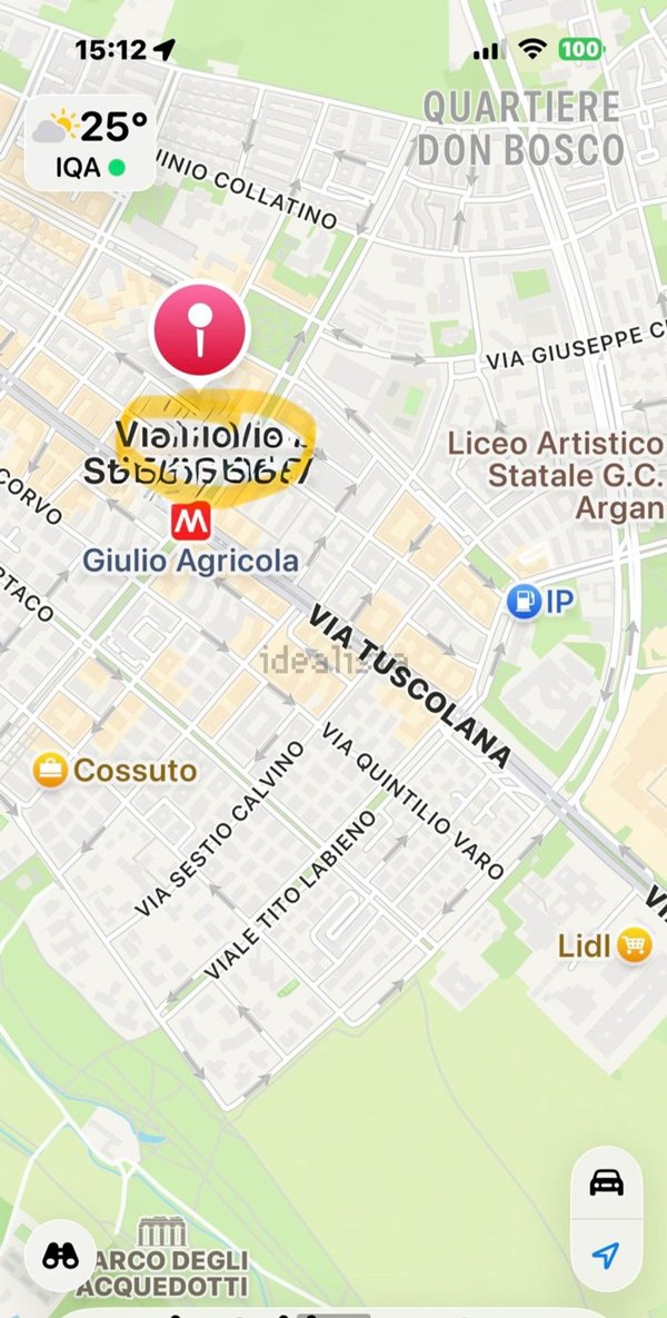 appartamento in affitto a Roma in zona Don Bosco