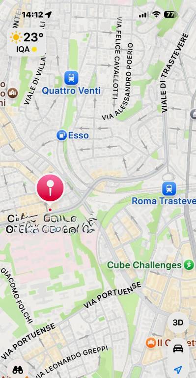 appartamento in affitto a Roma in zona Gianicolense