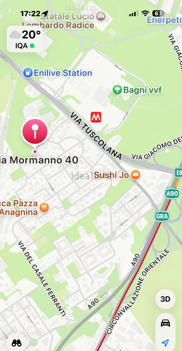 appartamento in affitto a Roma in zona Osteria del Curato