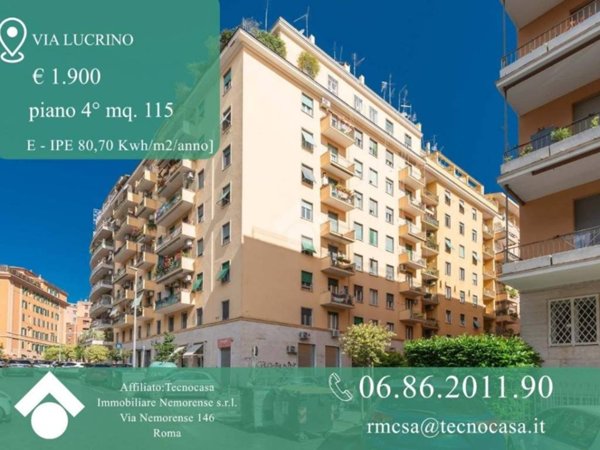 appartamento in affitto a Roma in zona Trieste