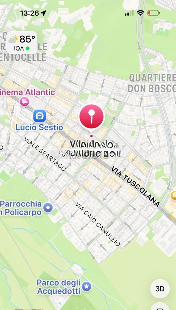 appartamento in affitto a Roma in zona Don Bosco