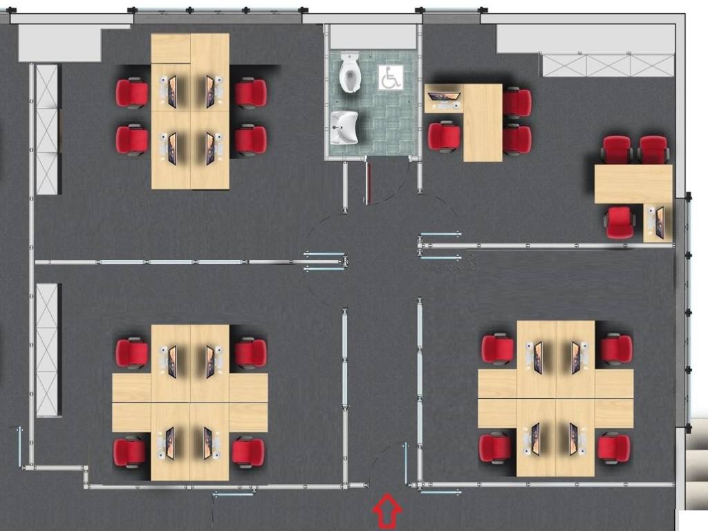 ufficio in affitto a Roma in zona Magliana Vecchia