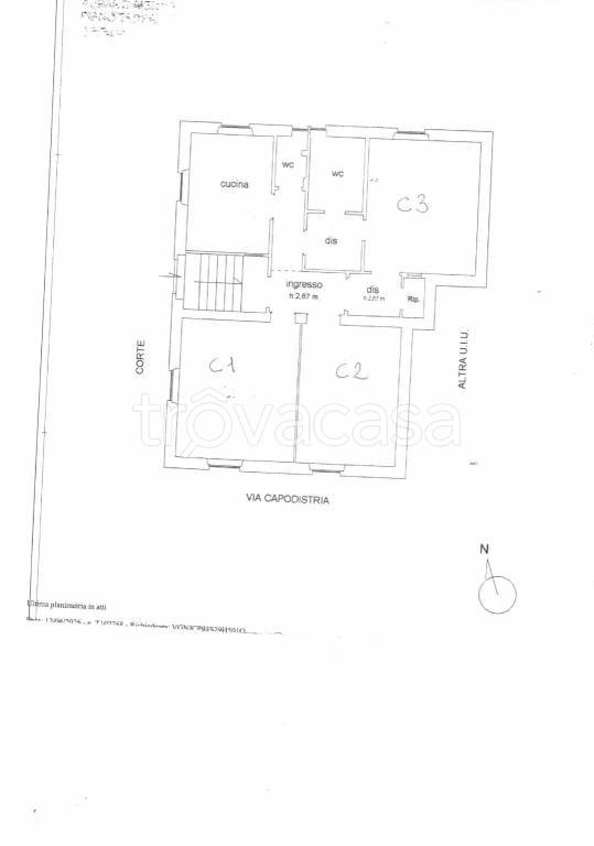 appartamento in affitto a Roma in zona Trieste