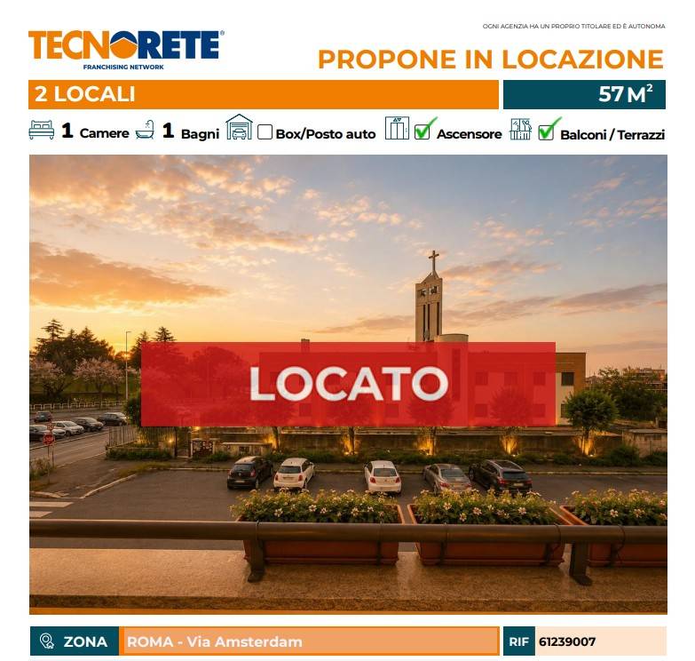 appartamento in affitto a Roma in zona Torrino