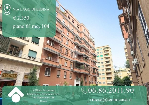 appartamento in affitto a Roma in zona Trieste