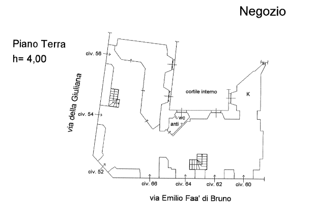negozio in affitto a Roma in zona Della Vittoria