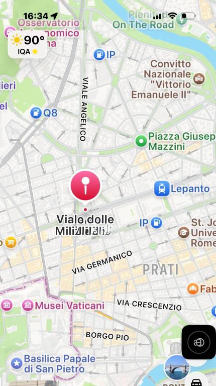 appartamento in affitto a Roma in zona Della Vittoria
