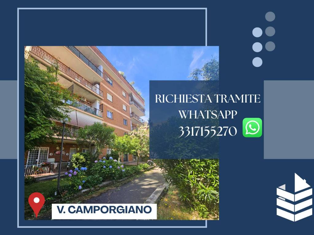 appartamento in affitto a Roma in zona Tomba di Nerone