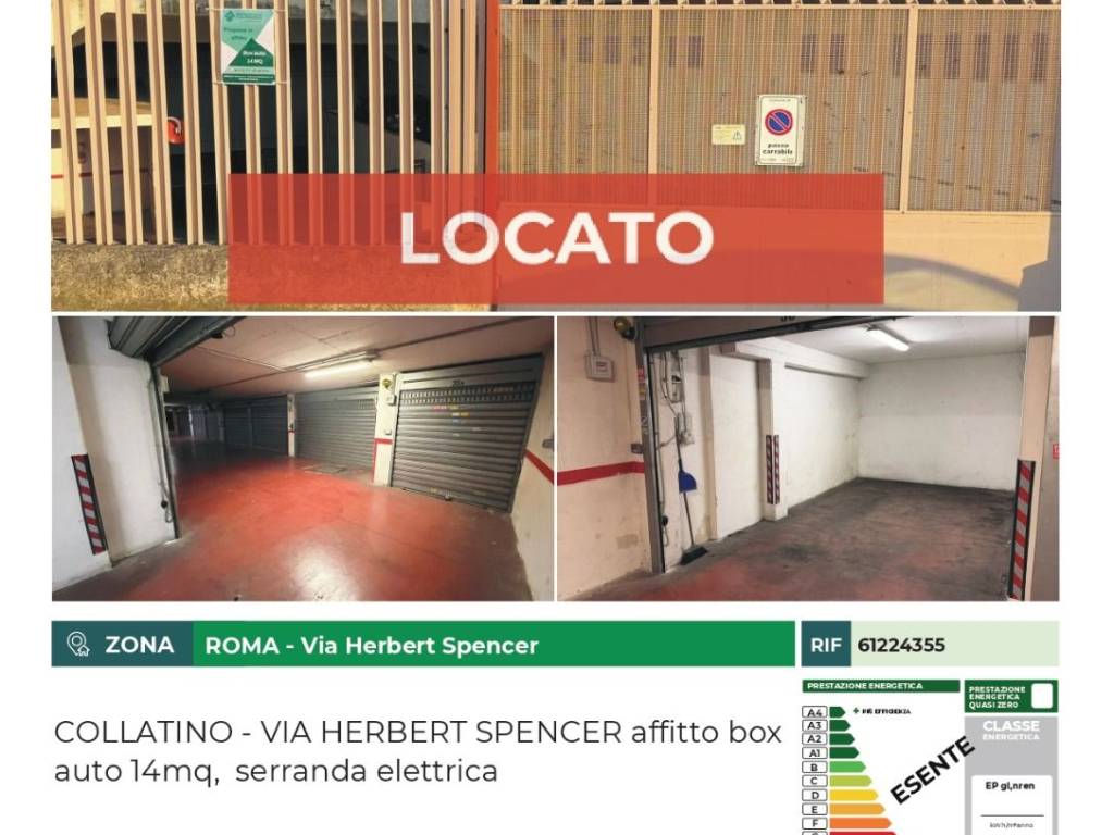 box auto in affitto a Roma in zona Collatino
