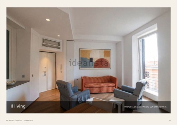 appartamento in affitto a Roma in zona Trastevere