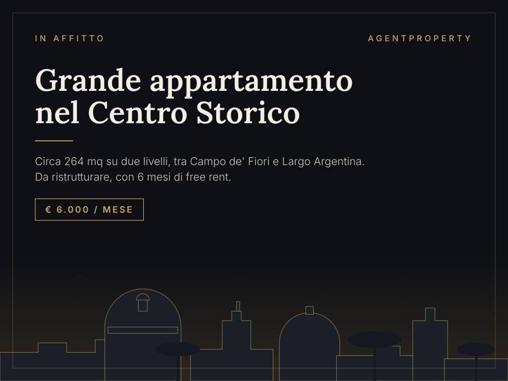 appartamento in affitto a Roma in zona Rione Regola