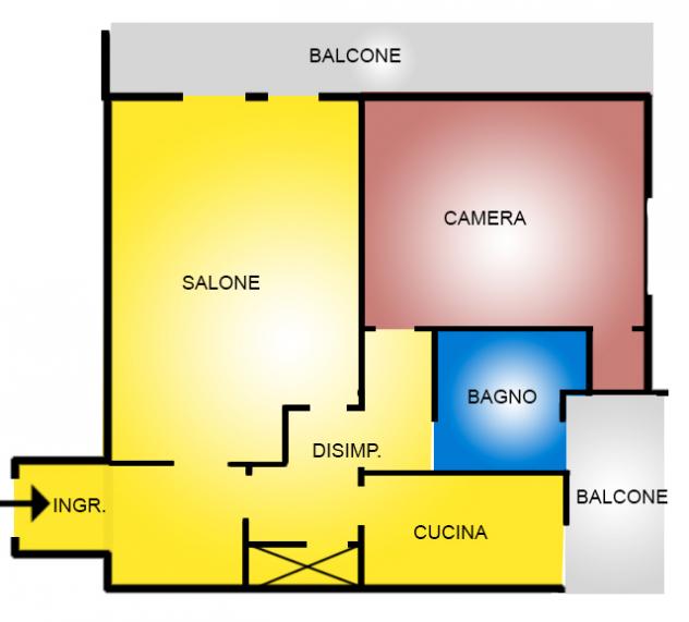 appartamento in affitto a Ladispoli