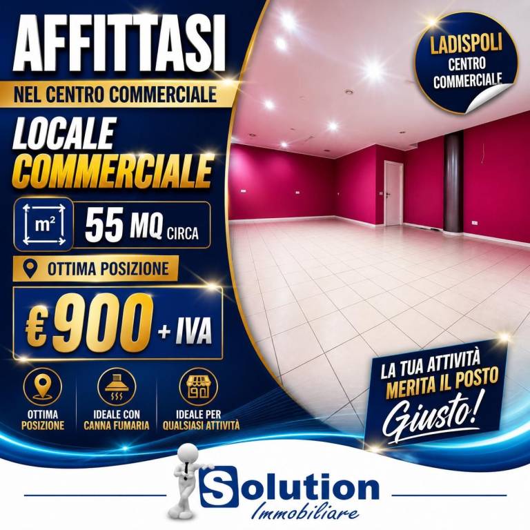 negozio in affitto a Ladispoli