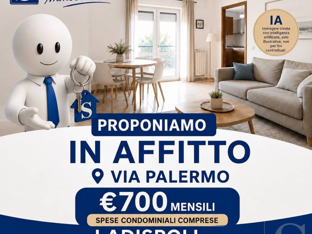 appartamento in affitto a Ladispoli