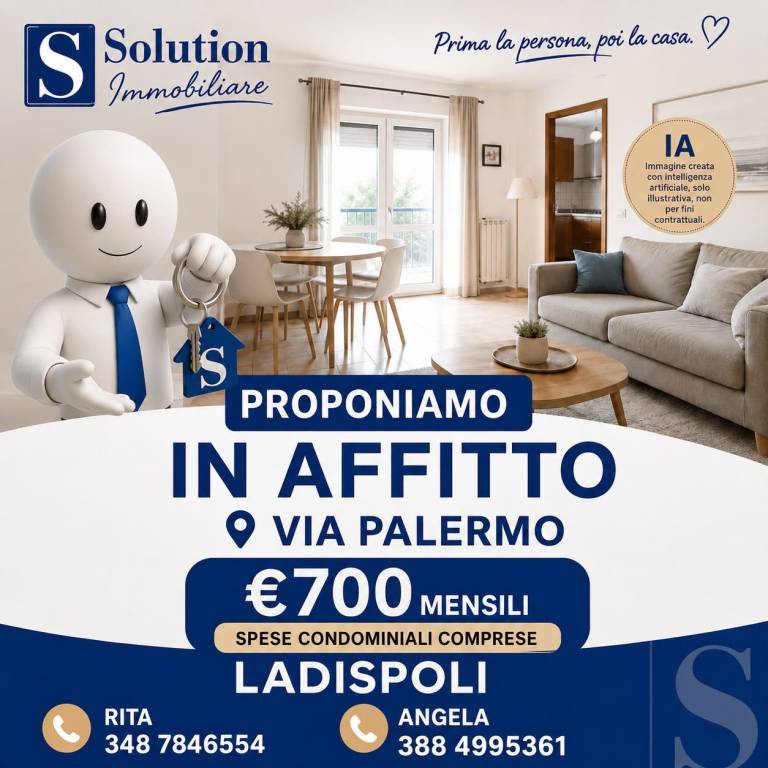appartamento in affitto a Ladispoli