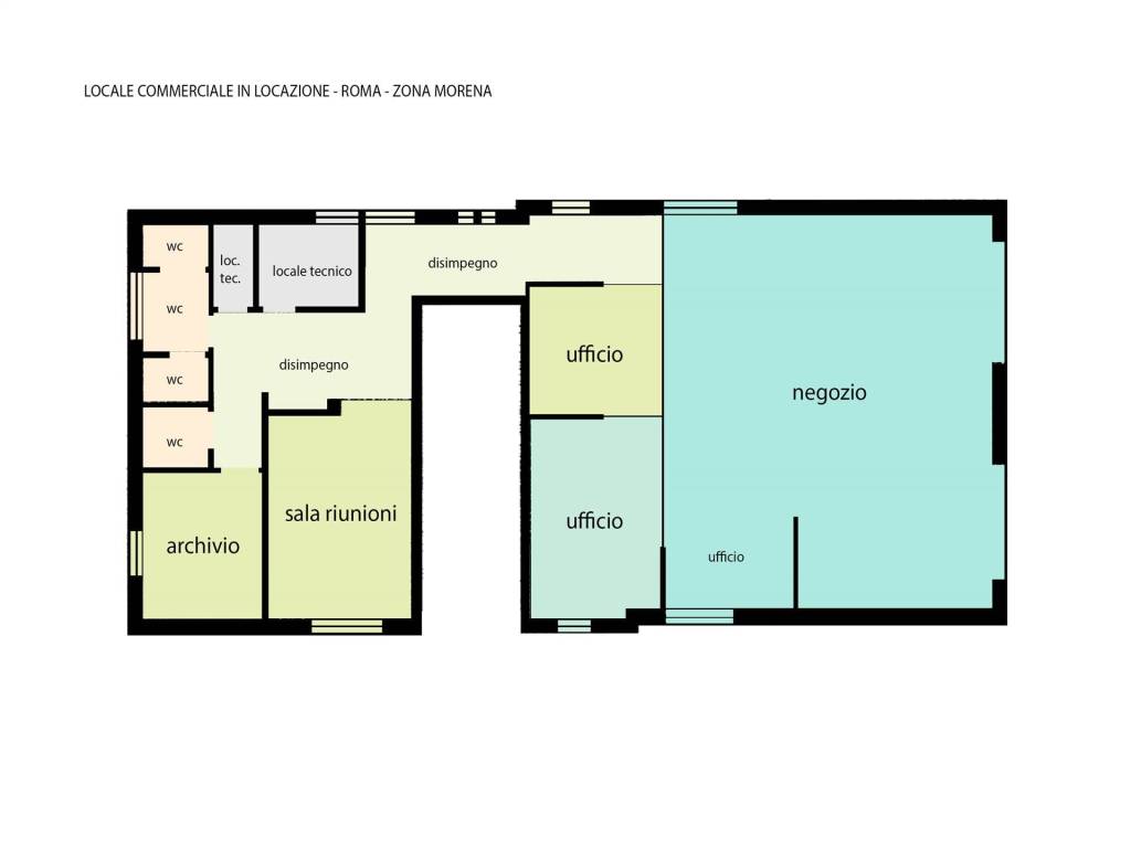 negozio in affitto a Ciampino