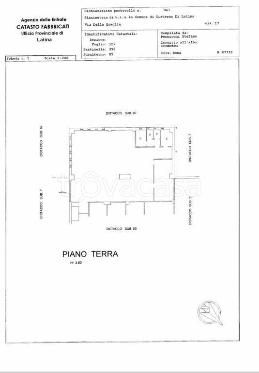 appartamento in affitto a Cisterna di Latina