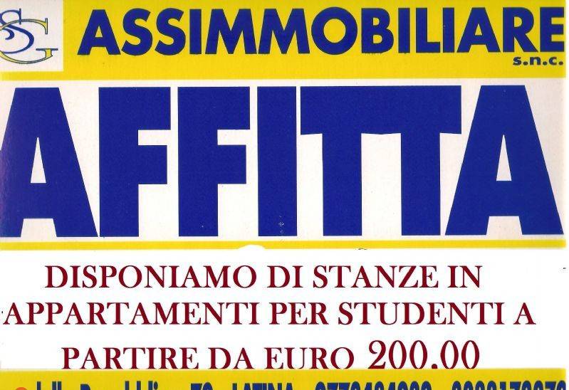 appartamento in affitto a Latina in zona Centro Città