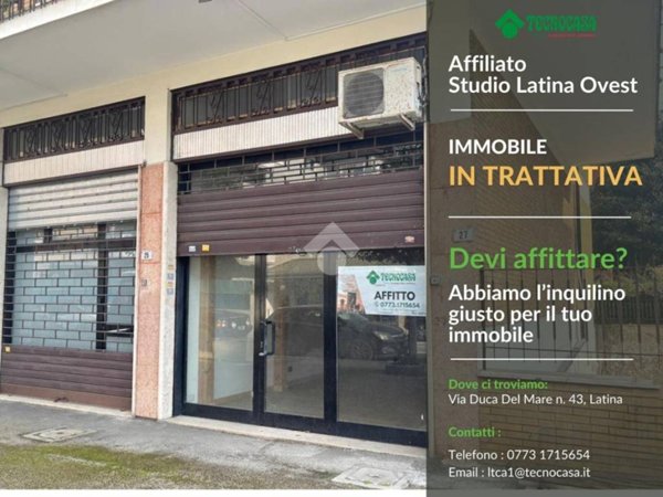 negozio in affitto a Latina