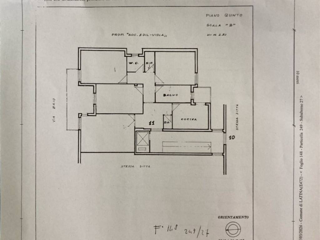 appartamento in affitto a Latina in zona Centro Città