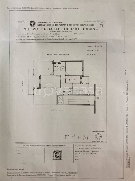 appartamento in affitto a Latina