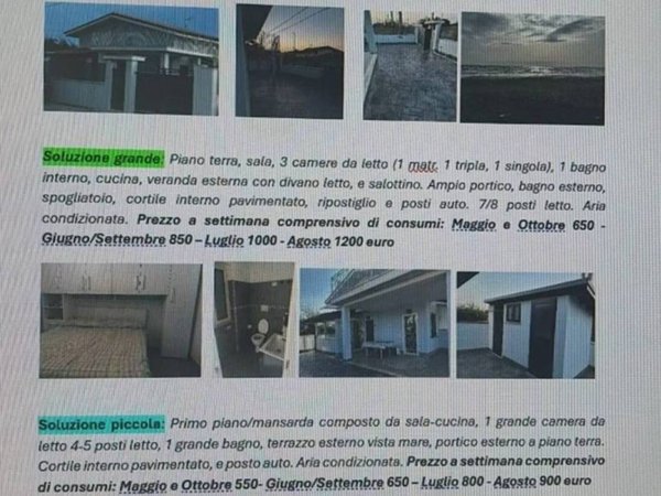 appartamento in affitto a Terracina in zona Hermada