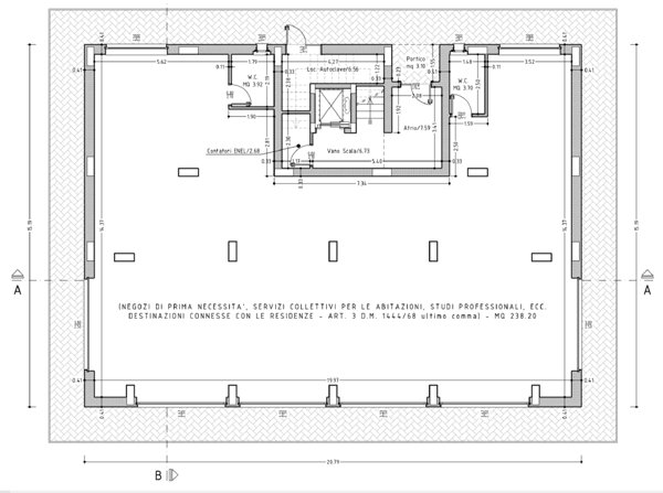 negozio in affitto ad Alatri in zona Tecchiena