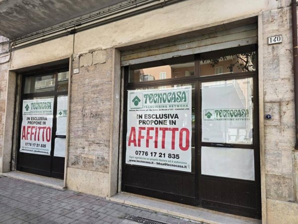 negozio in affitto a Cassino