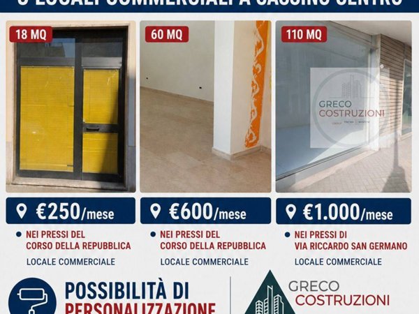 negozio in affitto a Cassino
