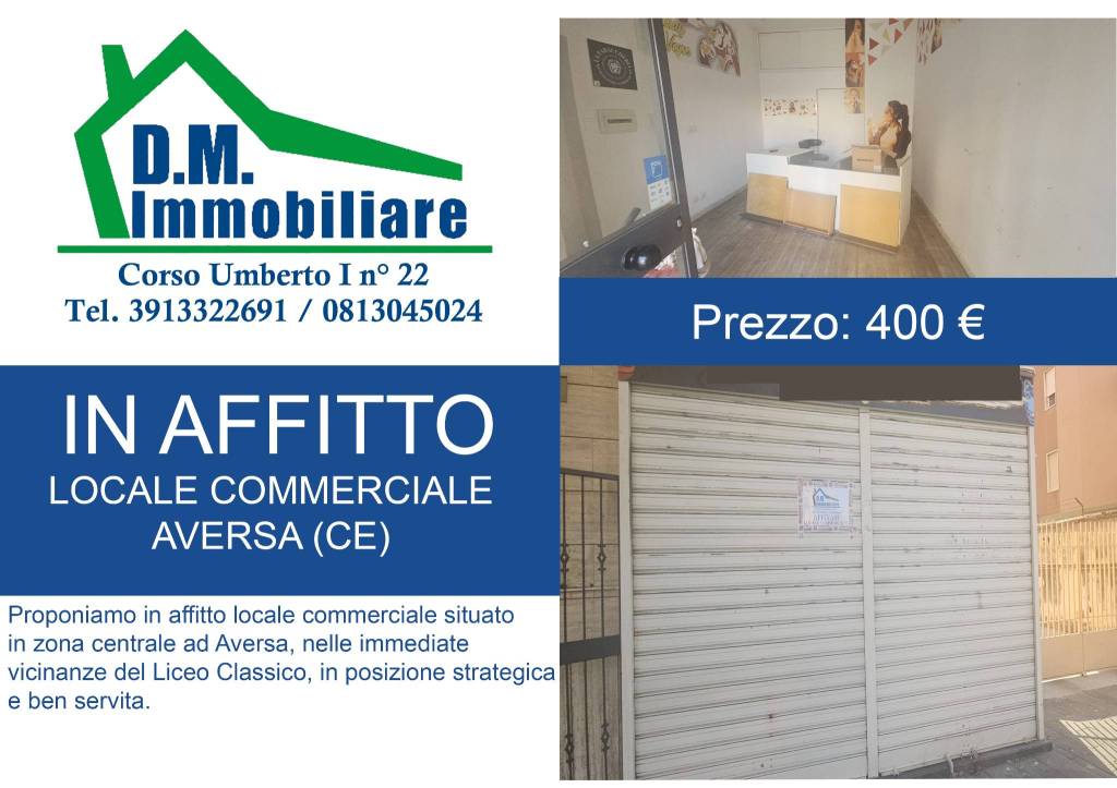 negozio in affitto ad Aversa