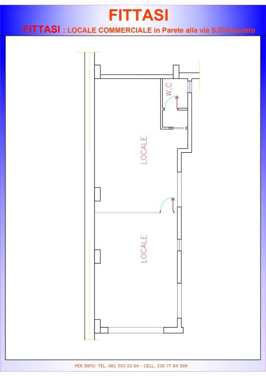 negozio in affitto a Parete
