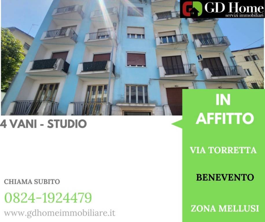 appartamento in affitto a Benevento in zona Mellusi / Atlantici