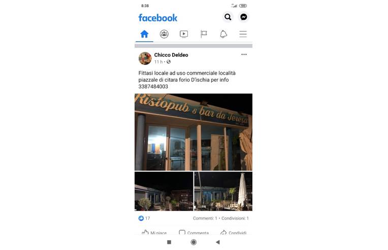 negozio in affitto a Forio in zona Panza