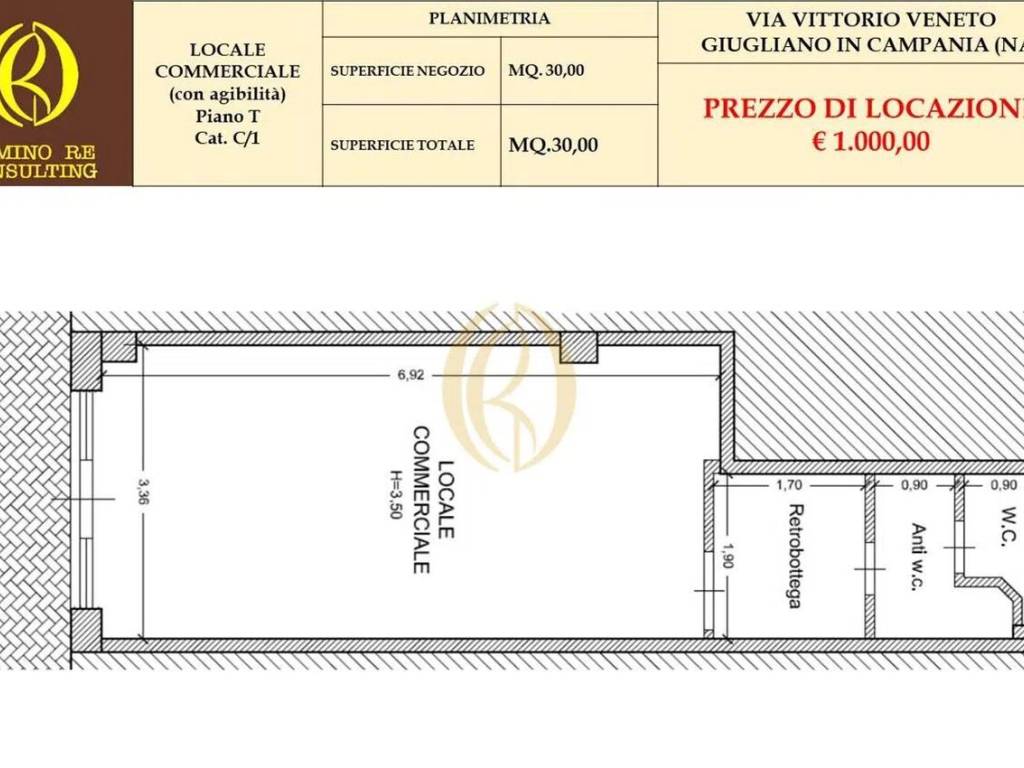 negozio in affitto a Giugliano in Campania
