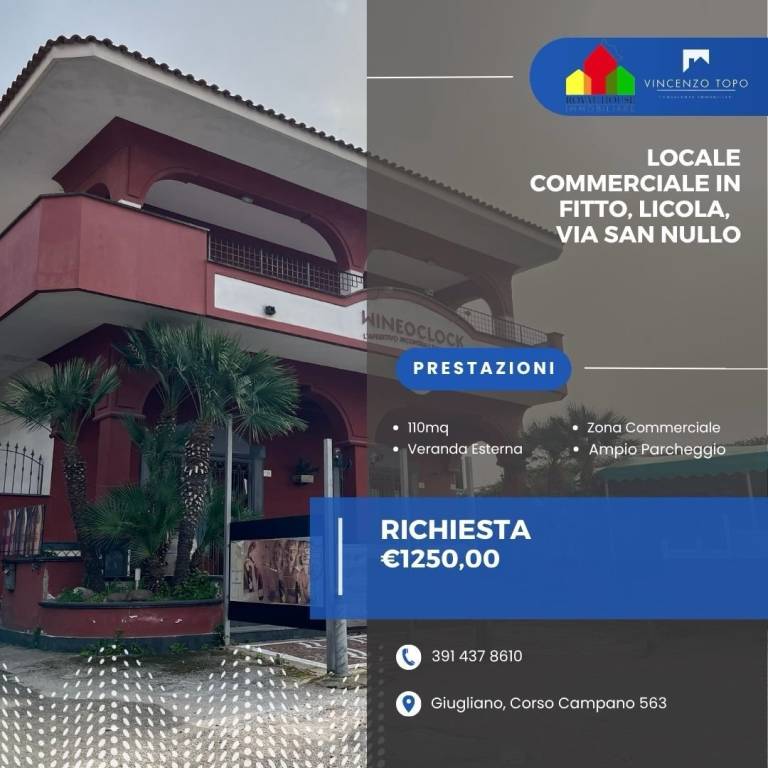 negozio in affitto a Giugliano in Campania in zona Licola