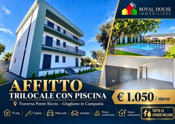 appartamento in affitto a Giugliano in Campania in zona Ponte Riccio