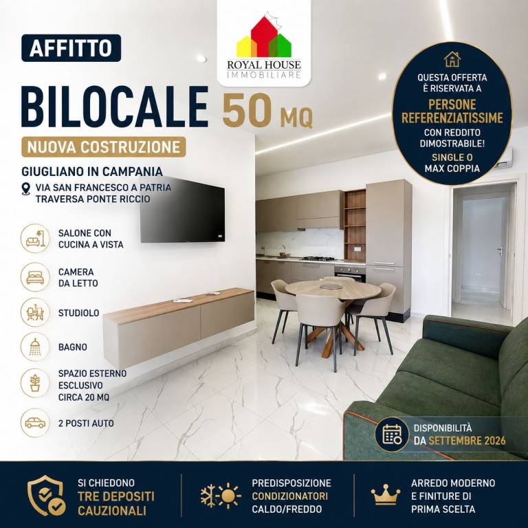 appartamento in affitto a Giugliano in Campania in zona Ponte Riccio